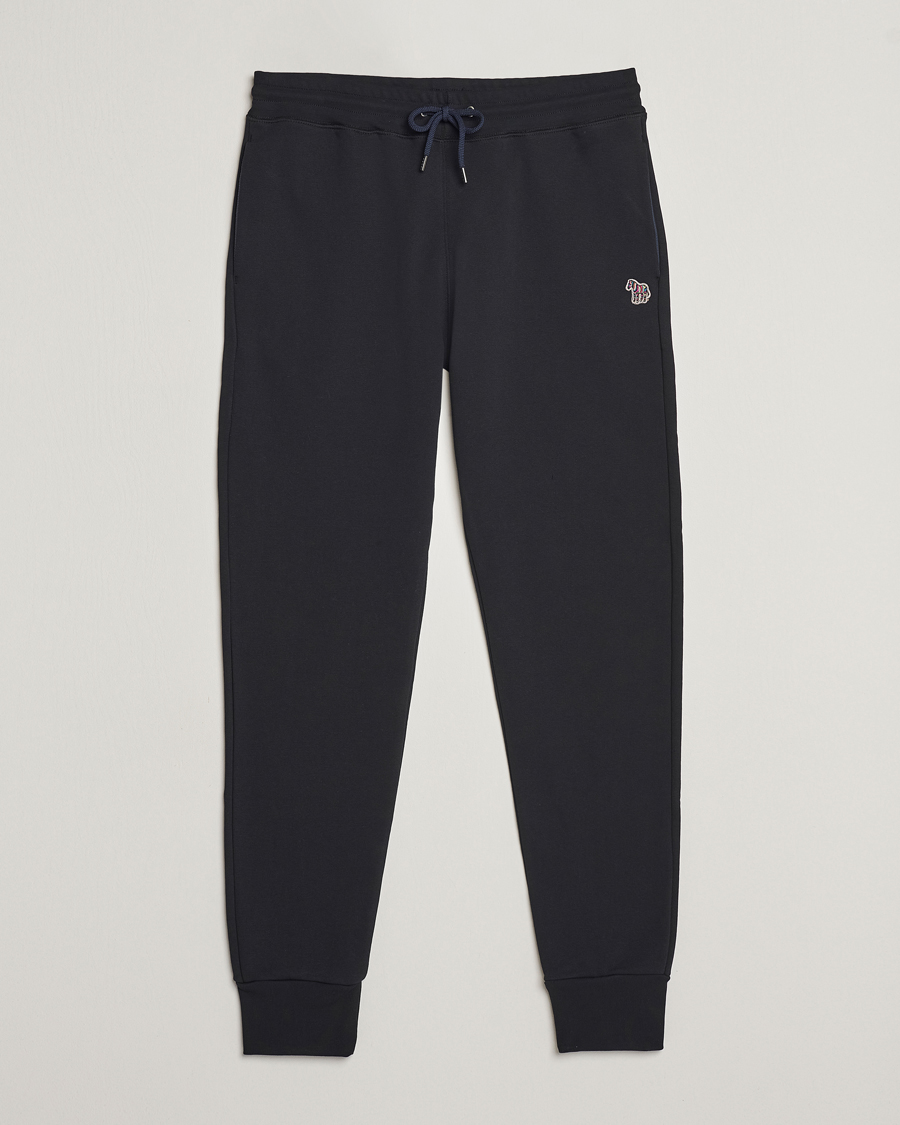 Men | Trousers | PS Paul Smith | Zebra Organic Cotton Sweatpants Black