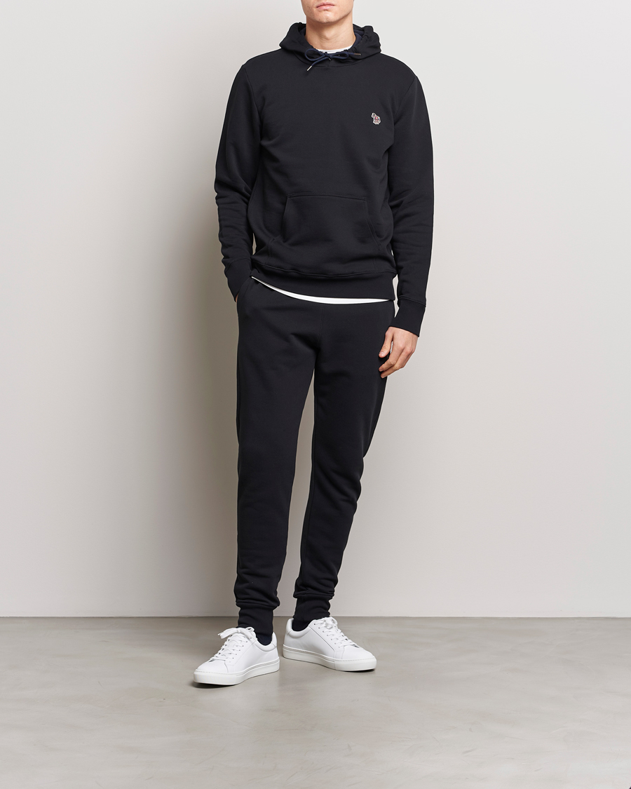 Men | Trousers | PS Paul Smith | Zebra Organic Cotton Sweatpants Black