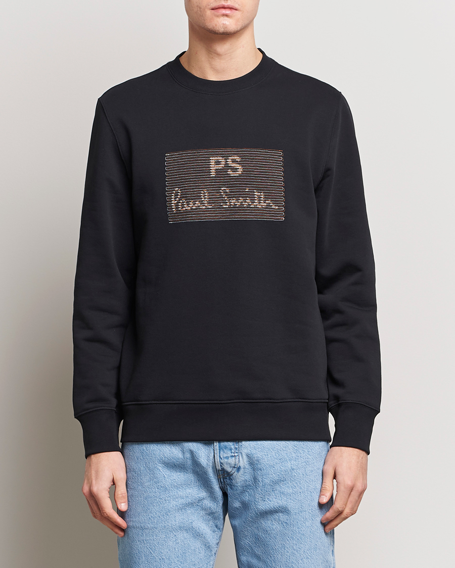 Men | Sweatshirts | PS Paul Smith | PS Crew Neck Sweatshirt Black