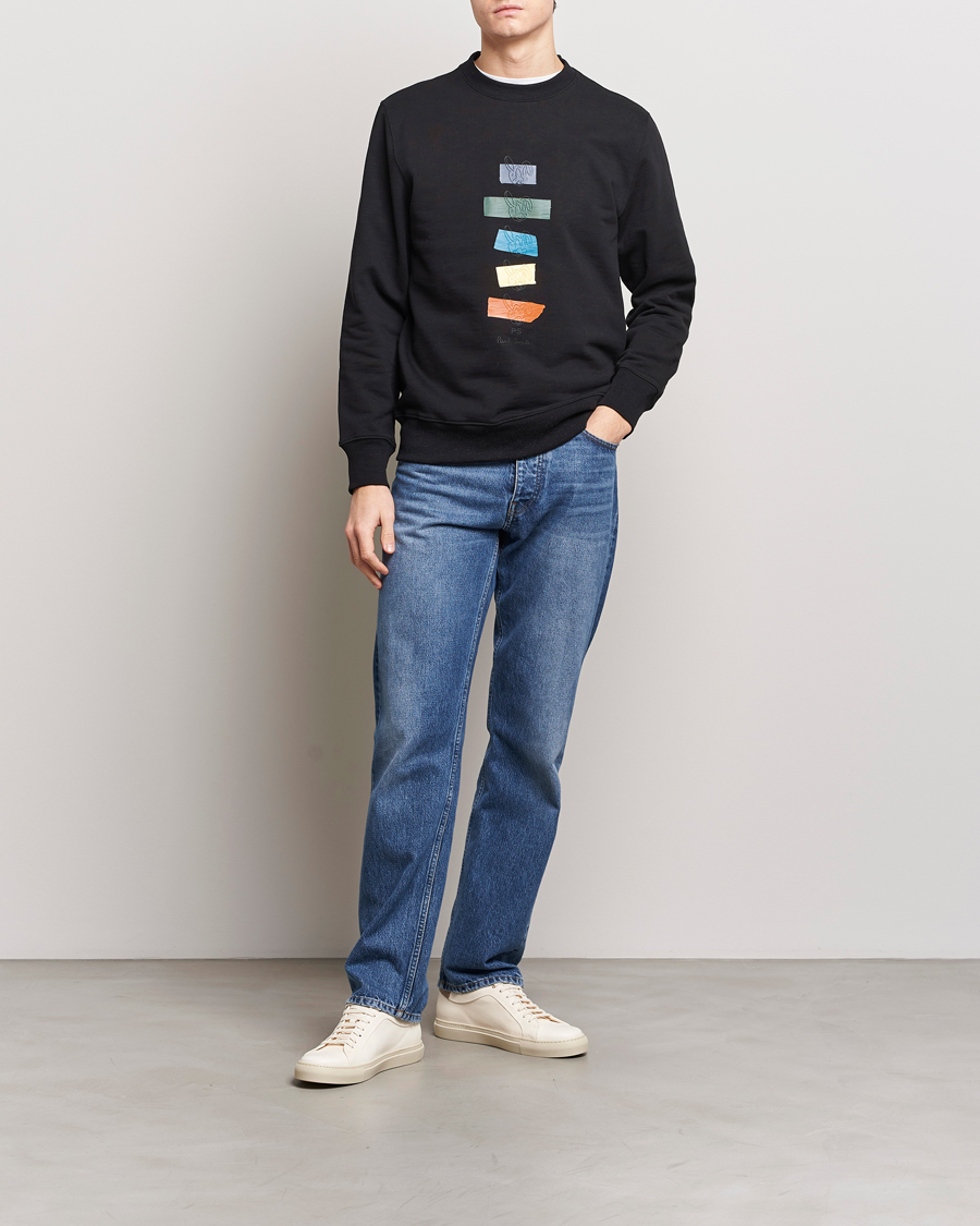 Men | Sweaters & Knitwear | PS Paul Smith | Rabbits Crew Neck Sweatshirt Black