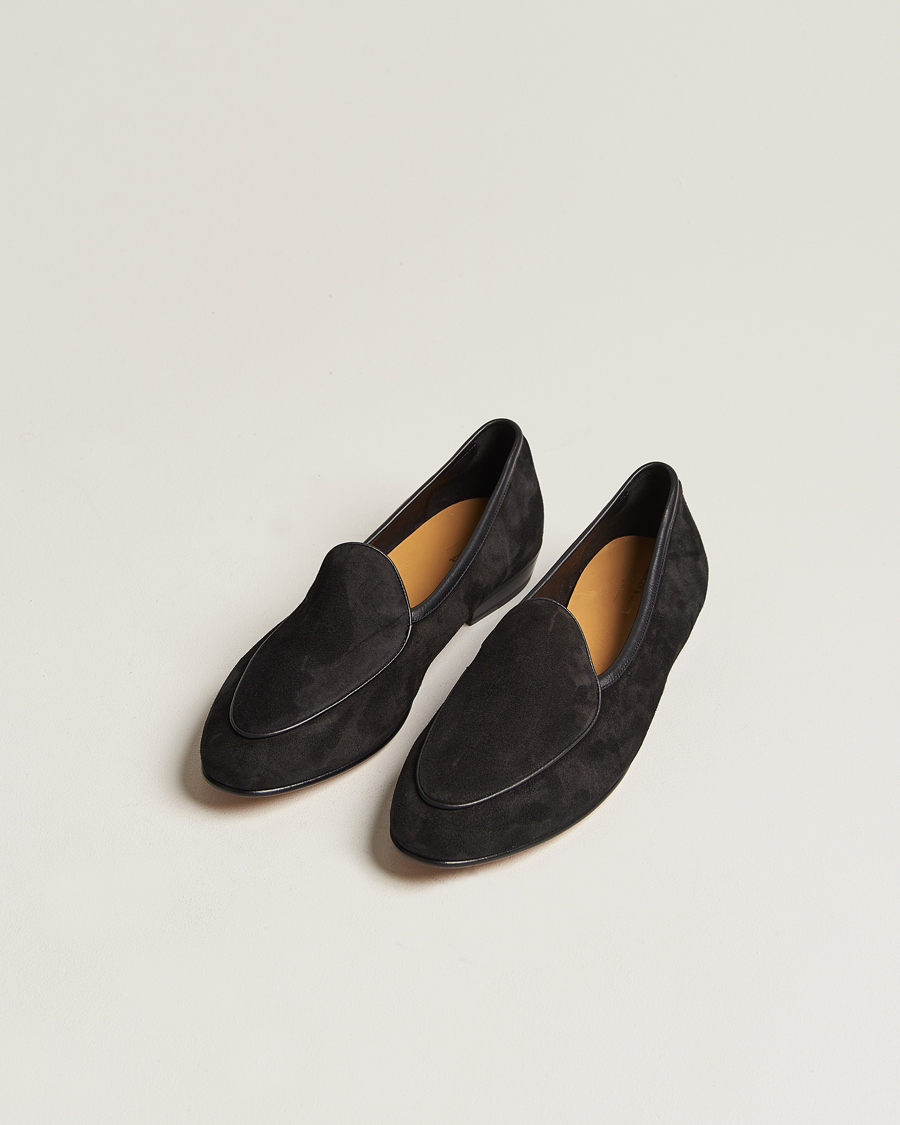Men | Celebrate the New Year in style | Baudoin & Lange | Sagan Classic Loafers Black Suede