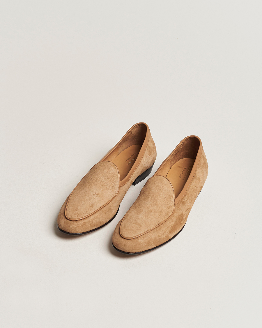 Men | Shoes | Baudoin & Lange | Sagan Classic Loafers Sahara Suede