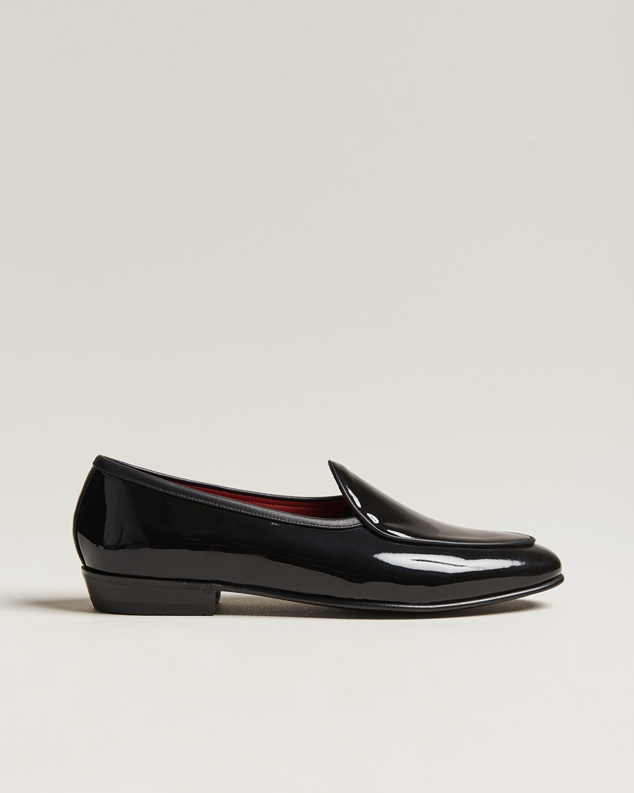 Men | Baudoin & Lange Sagan Patent Loafers Black Calf | Baudoin & Lange | Sagan Patent Loafers Black Calf