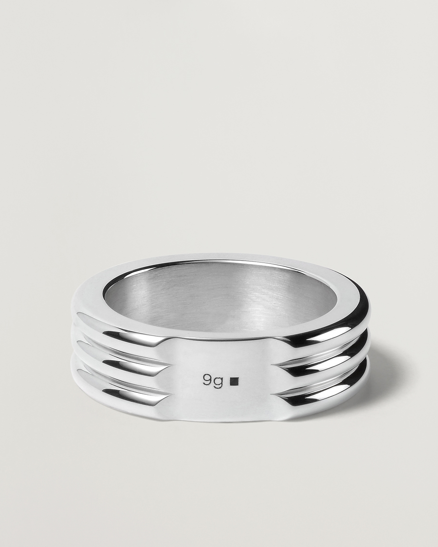Men | LE GRAMME Godron Ring Sterling Silver 9g | LE GRAMME | Godron Ring Sterling Silver 9g