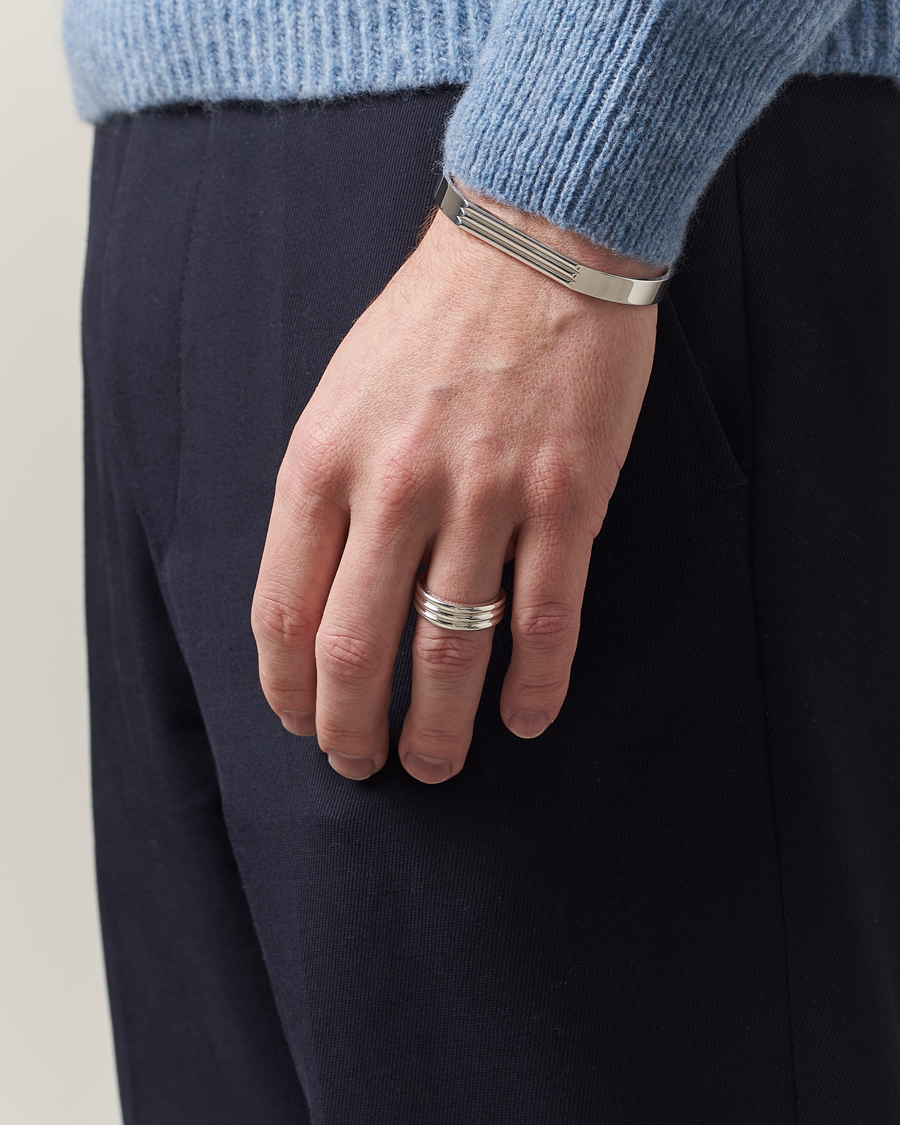 Men | LE GRAMME Godron Ring Sterling Silver 9g | LE GRAMME | Godron Ring Sterling Silver 9g