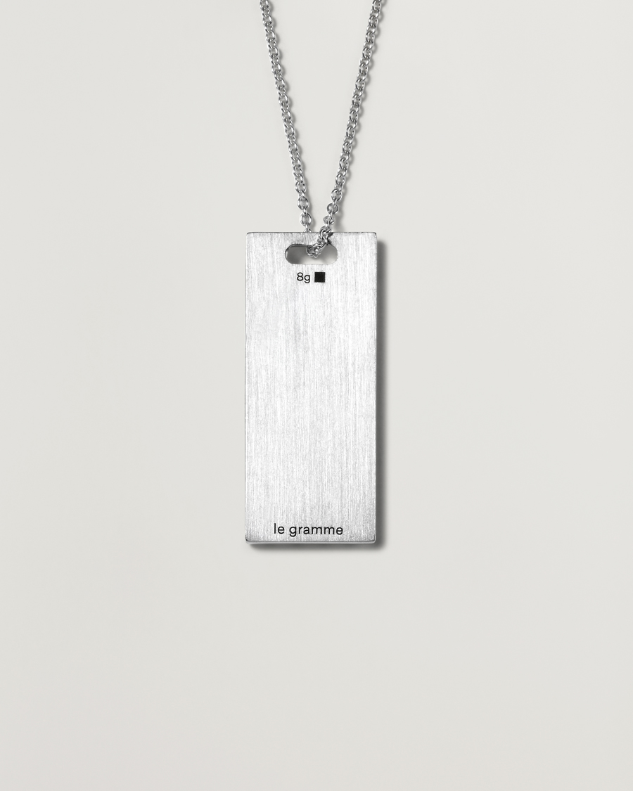 Men | Necklace | LE GRAMME | Godron Necklace Sterling Silver 8g