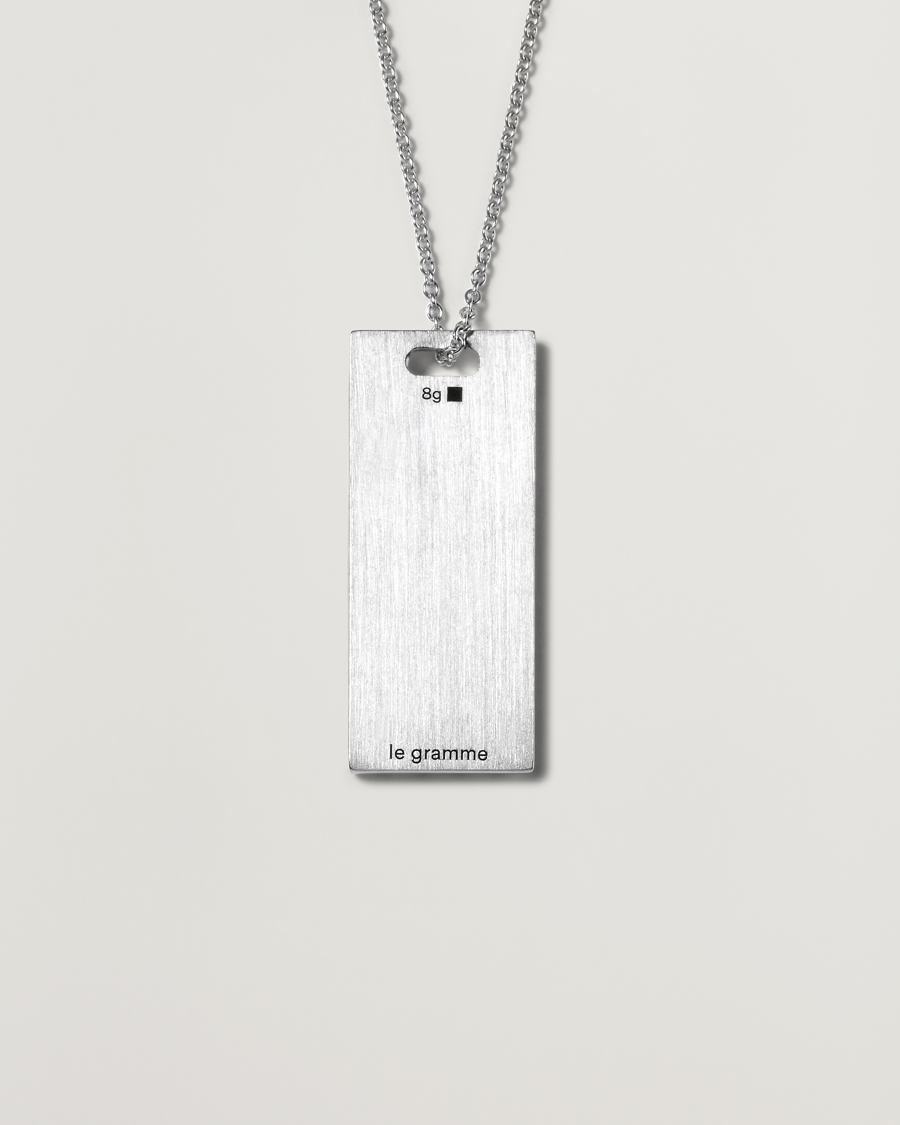 Men | LE GRAMME Godron Necklace Sterling Silver 8g | LE GRAMME | Godron Necklace Sterling Silver 8g