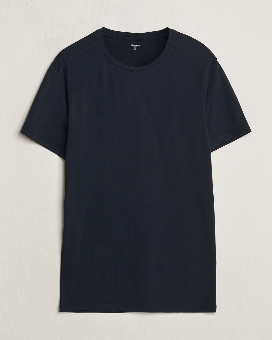 Men | T-Shirts | Houdini | Desoli Merino T-Shirt True Black