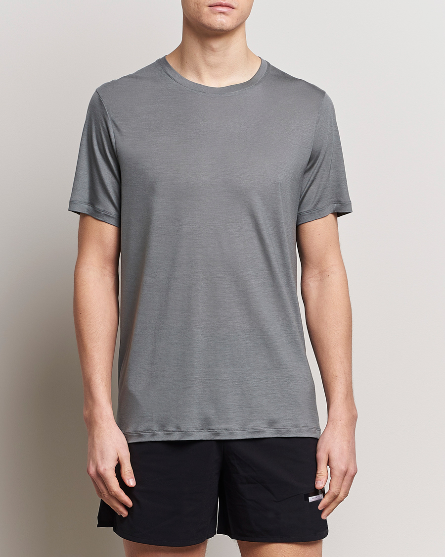 Men | Short Sleeve T-shirts | Houdini | Tree Tencel T-Shirt Greeness