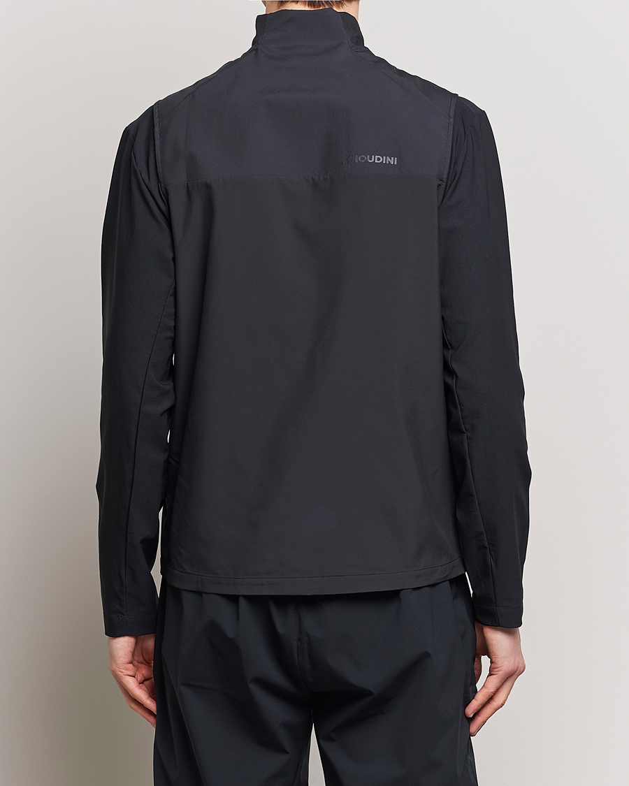 Men | Sweaters & Knitwear | Houdini | Pace Hybrid Softshell Vest True Black