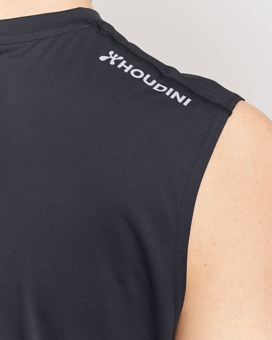 Men | T-Shirts | Houdini | Pace Air Tank True Black