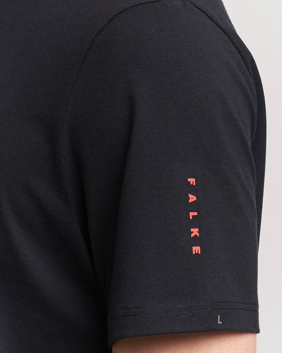 Men | T-Shirts | Falke | Core Running T-Shirt Black