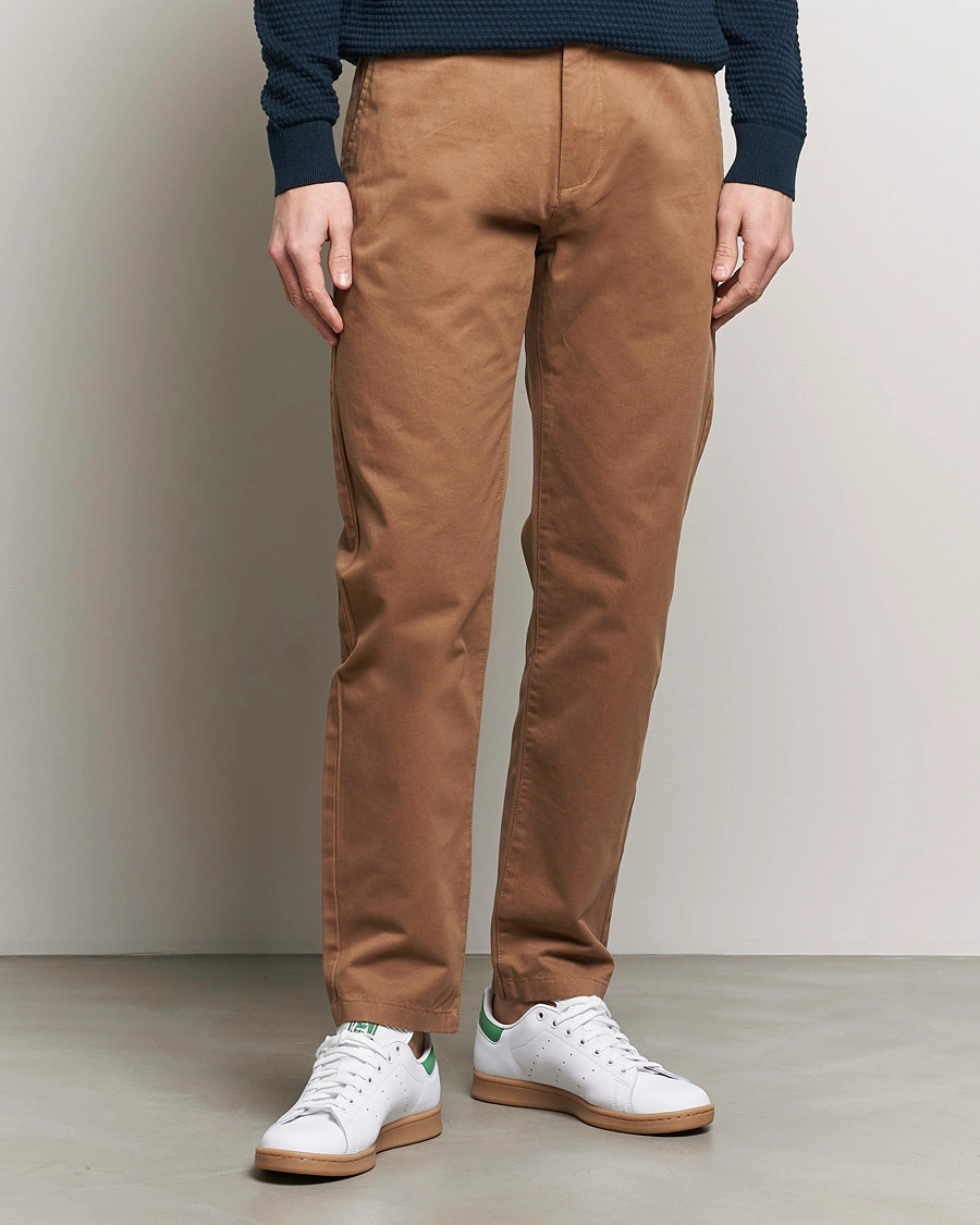 Men | Trousers | KnowledgeCotton Apparel | Chuck Regular Cotton Twill Chino Tuffet