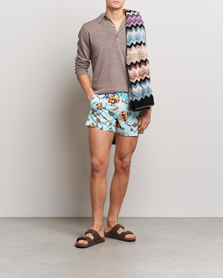 Men | Swimwear | Vilebrequin | Moorise Vatel Swim Shorts Thalassa