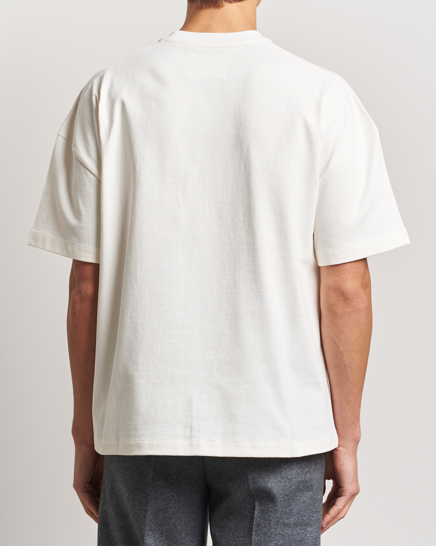 Men | T-Shirts | Jil Sander | Round Collar Logo T-Shirt White