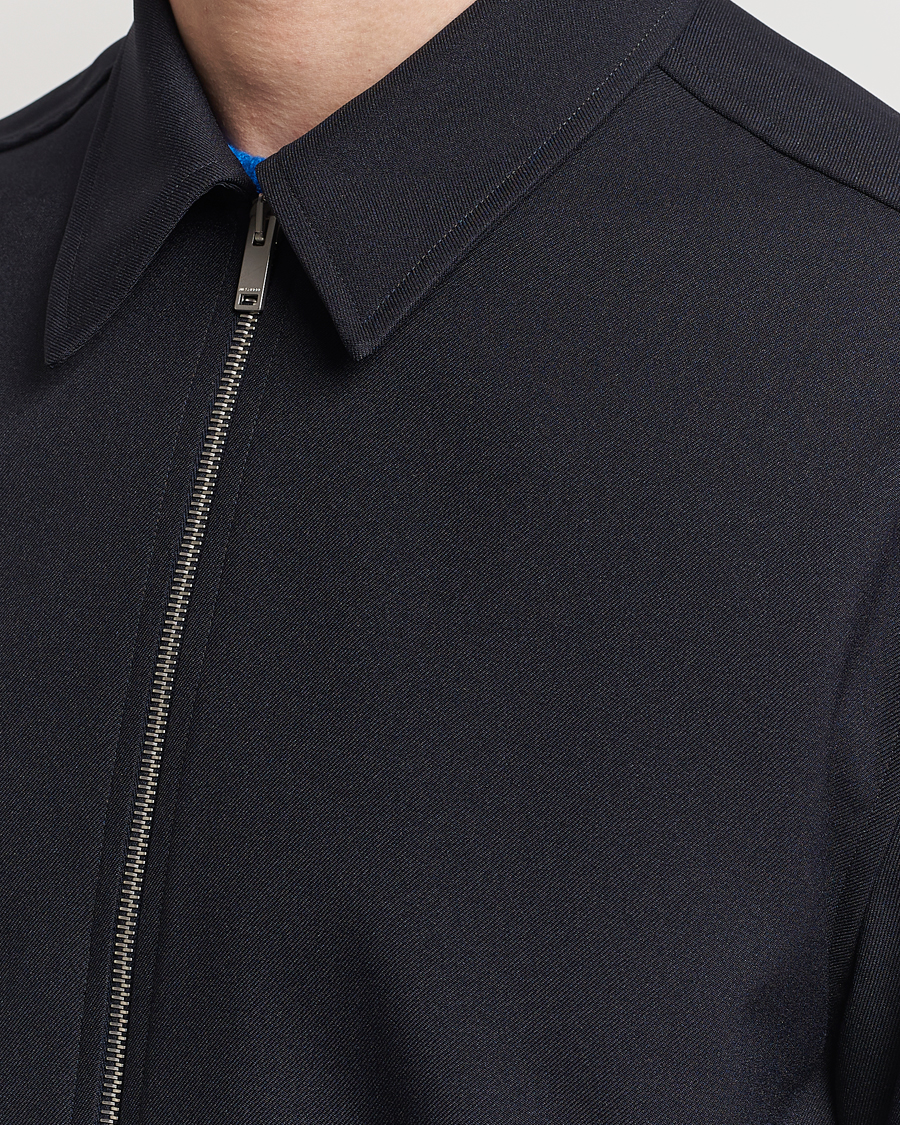 Men | Shirts | Jil Sander | Full Zip Overshirt Midnight