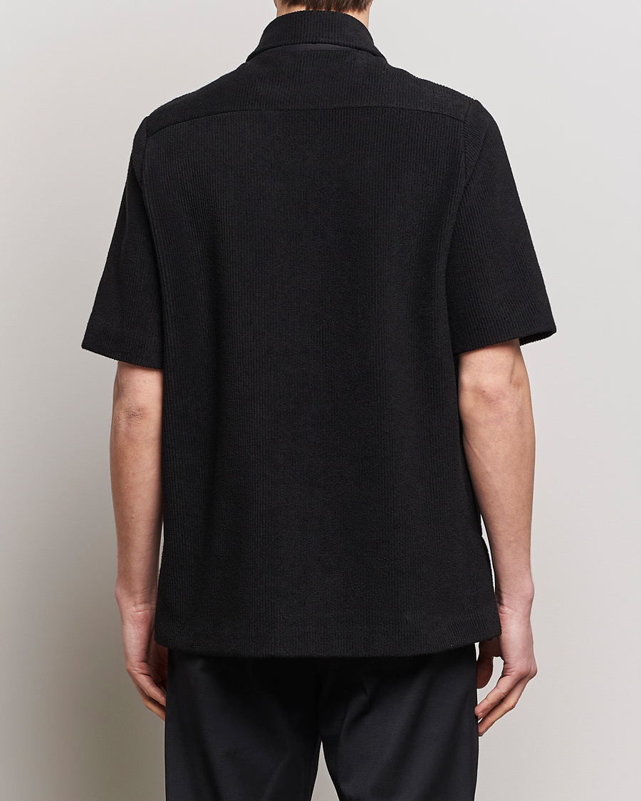 Men | Shirts | Jil Sander | Full Zip Camp Shirt Black