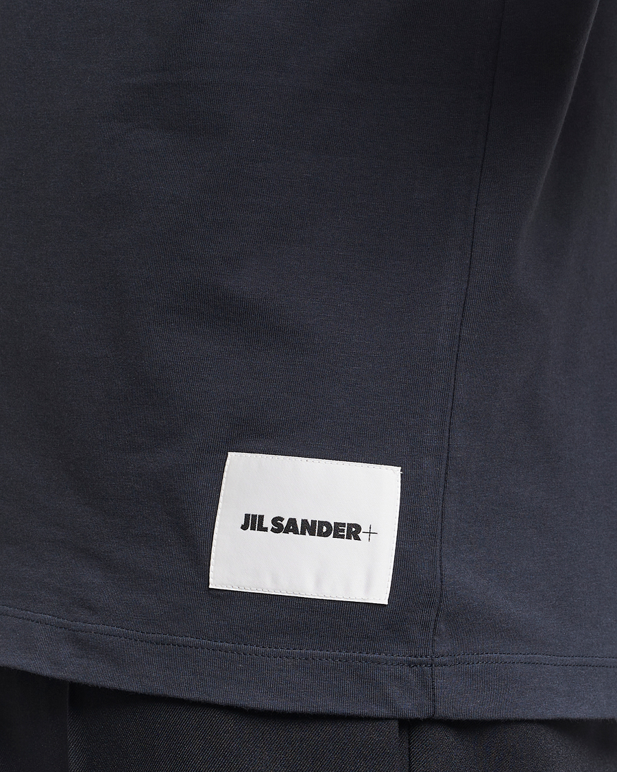Men | T-Shirts | Jil Sander | 3-Pack Short Sleeve T-Shirts White/Navy/Black