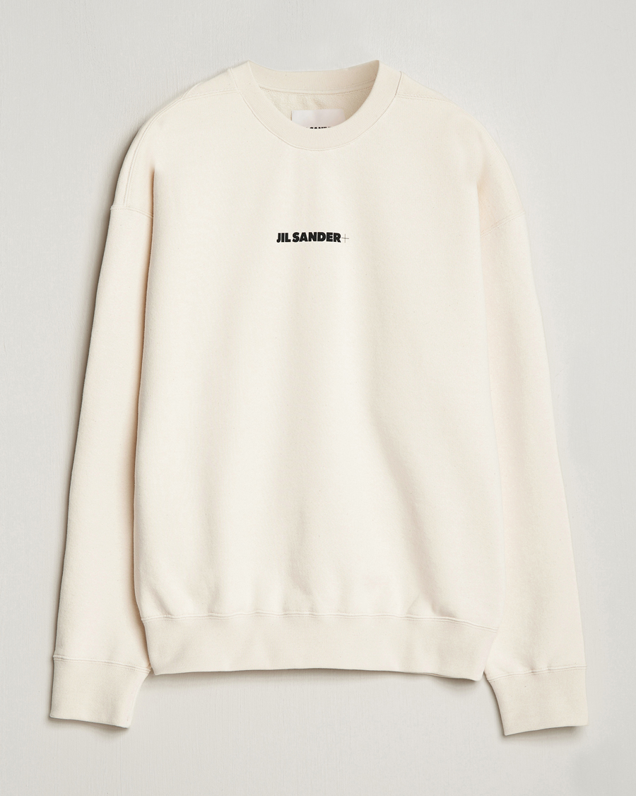 Men | Sweaters & Knitwear | Jil Sander | Small Logo Sweatshirt Dune