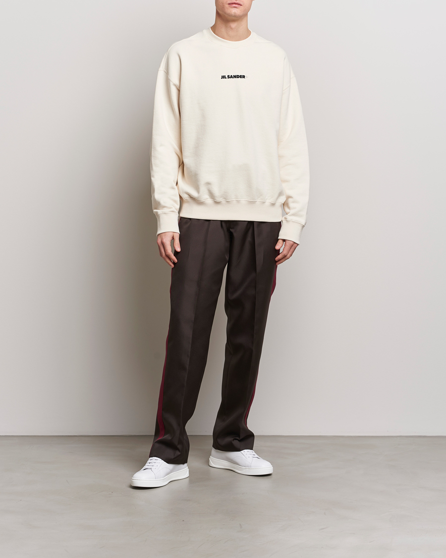 Men | Sweaters & Knitwear | Jil Sander | Small Logo Sweatshirt Dune