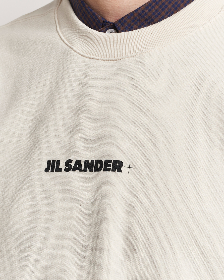 Men | Sweaters & Knitwear | Jil Sander | Small Logo Sweatshirt Dune