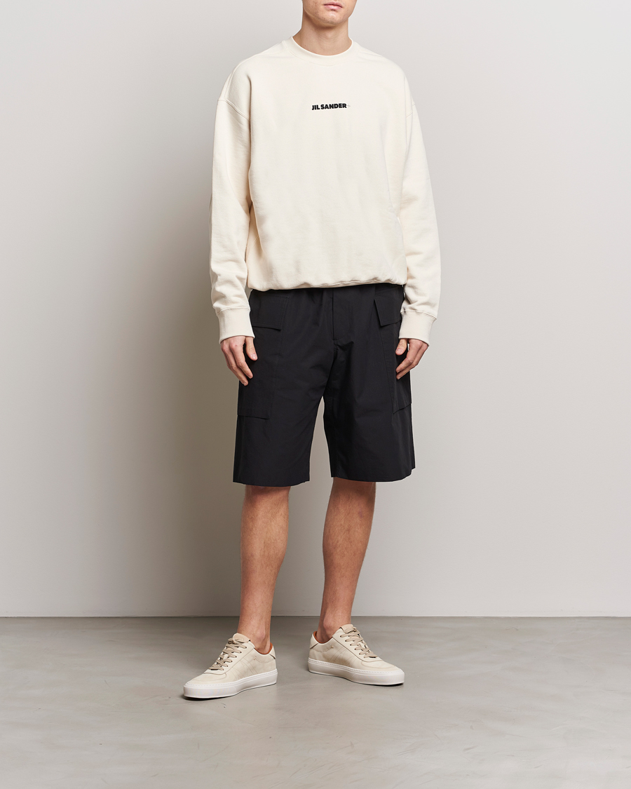 Men | Shorts | Jil Sander | Relaxed Fit Drawstring Shorts Black