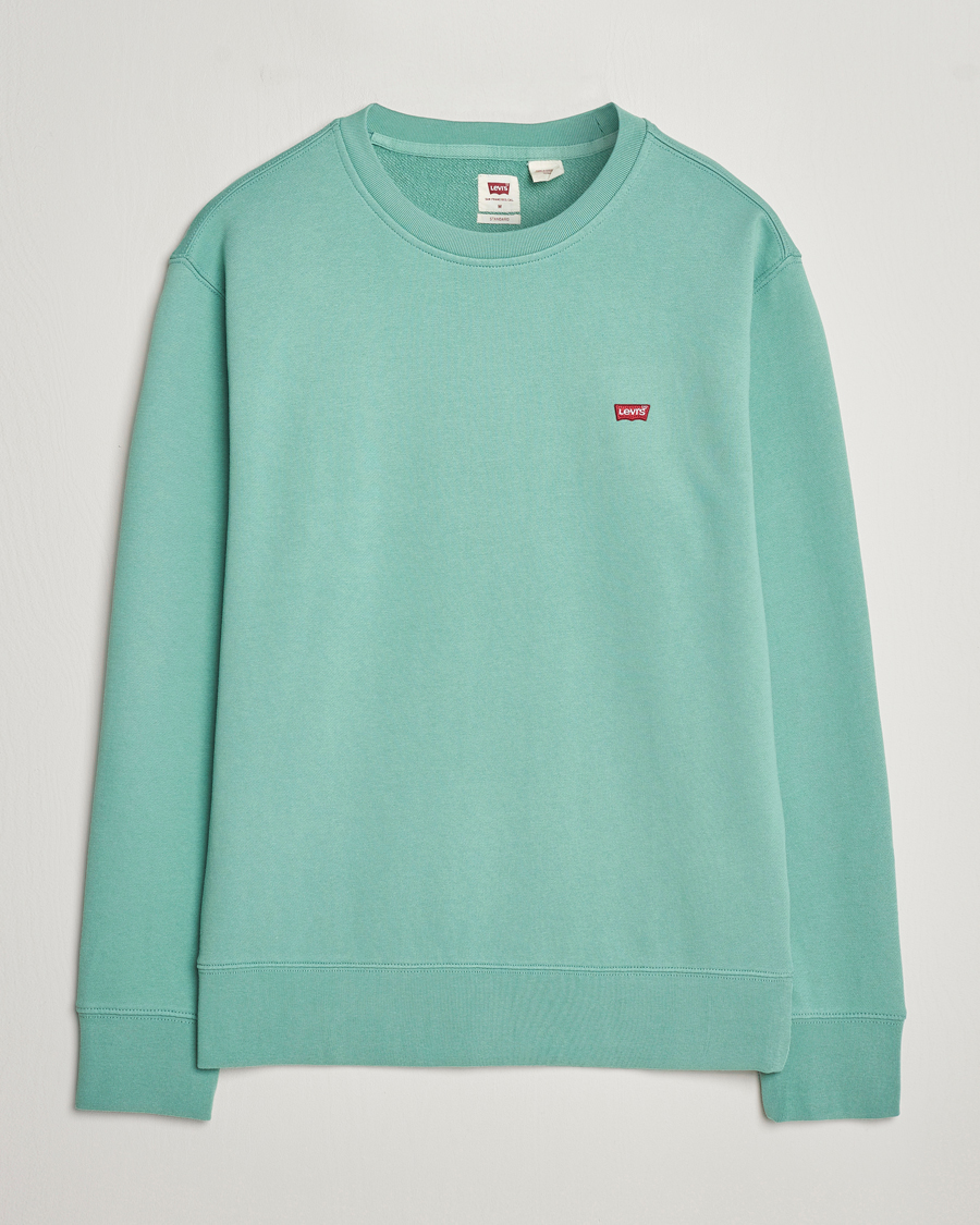 Men | Sweaters & Knitwear | Levi's | Original Crew Neck Sweatshirt Feldspar Green