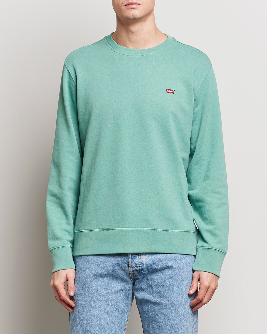 Men | Sweaters & Knitwear | Levi's | Original Crew Neck Sweatshirt Feldspar Green