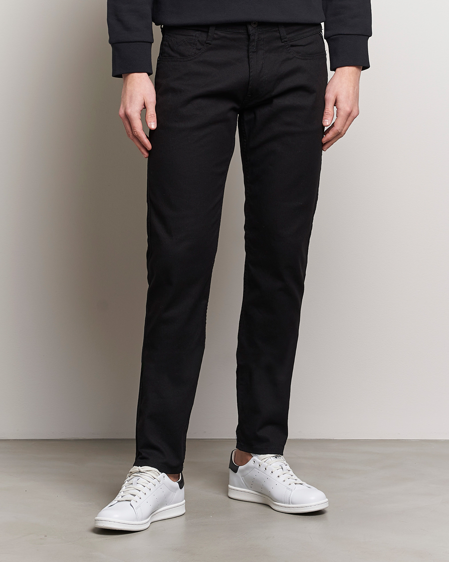 Herr | Jeans | Replay | Anbass Powerstretch Jeans Black