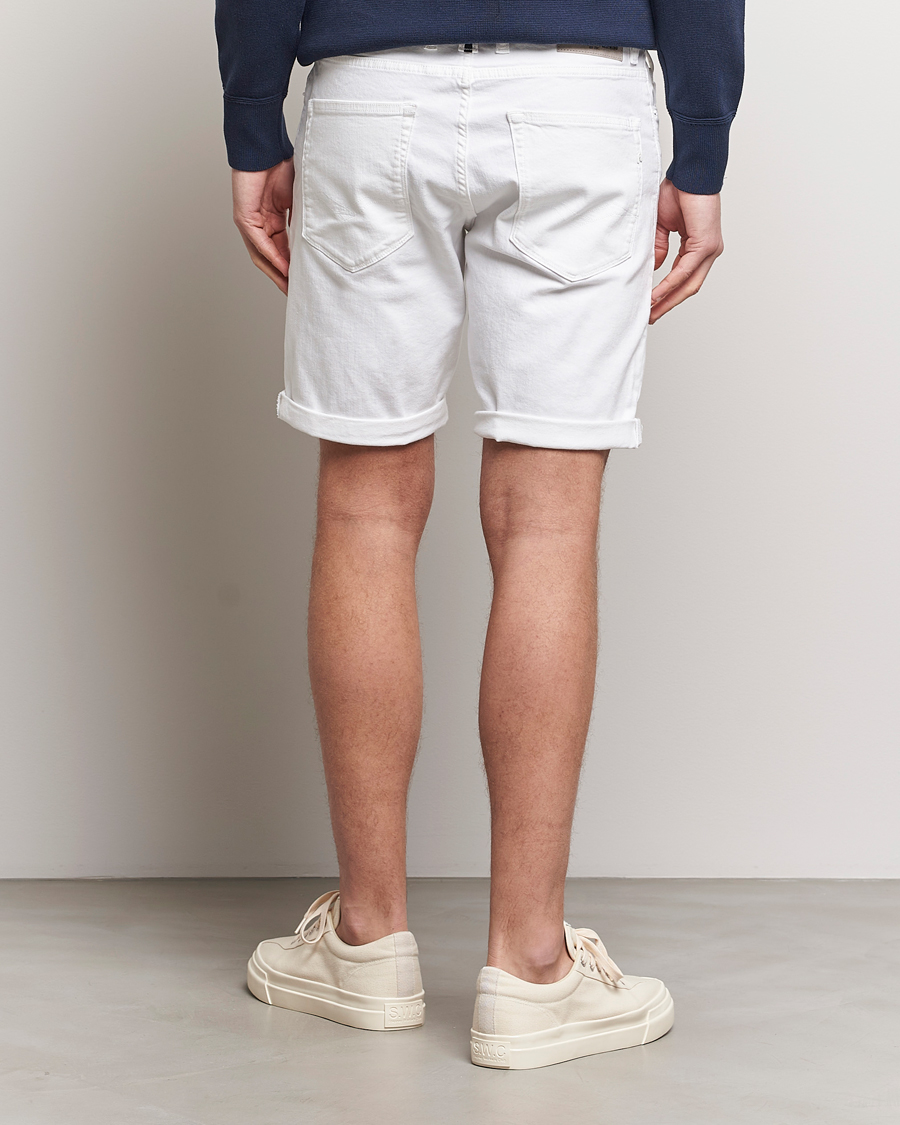 Men | Shorts | Replay | RBJ981 Super Stretch Denim Shorts White
