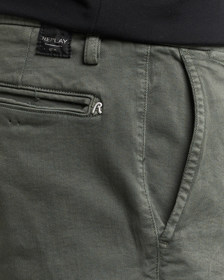 Men | Shorts | Replay | Benni Hyperflex Shorts Dark Green