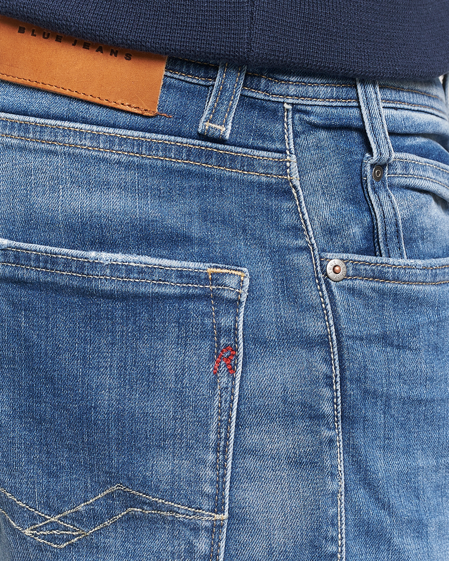 Men | Shorts | Replay | RBJ981 Super Stretch Bio Denim Shorts Medium Blue