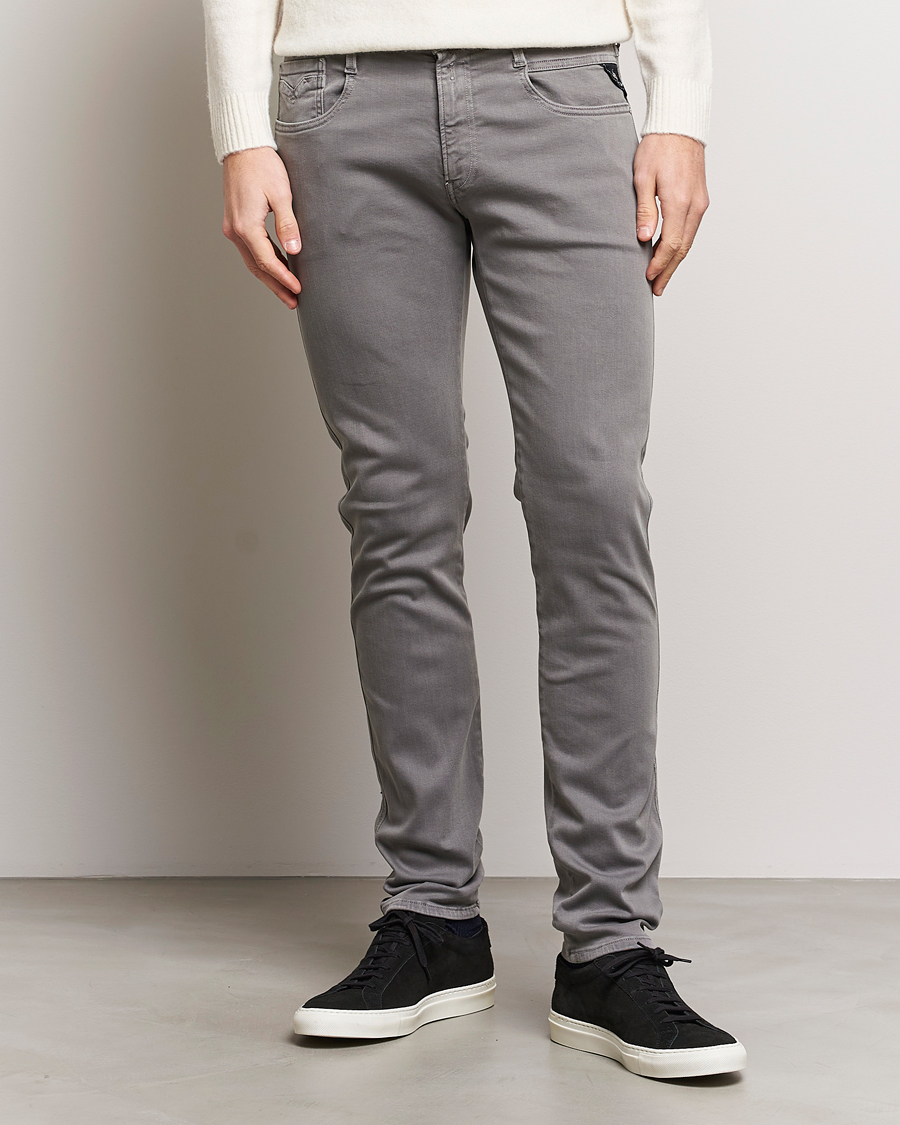 Men | Replay | Replay | Anbass Hyperflex X.Lite 5-Pocket Pants Medium Grey