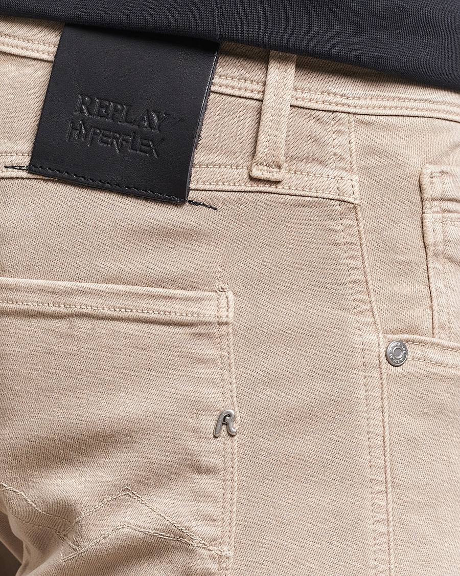 Replay Anbass Hyperflex X.Lite 5-Pocket Pants Coffee Cream at