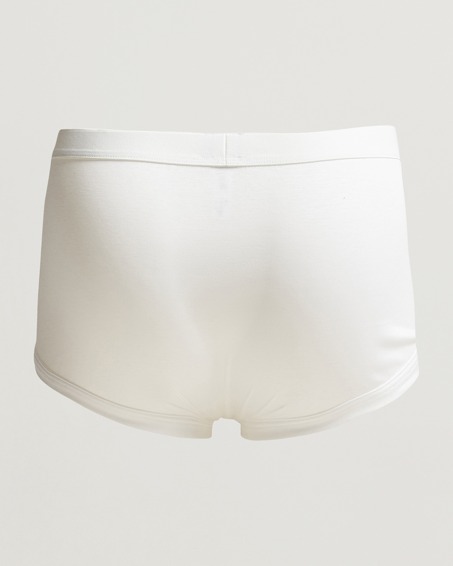 Men |  | Zimmerli of Switzerland | Sea Island Cotton Boxer Briefs White