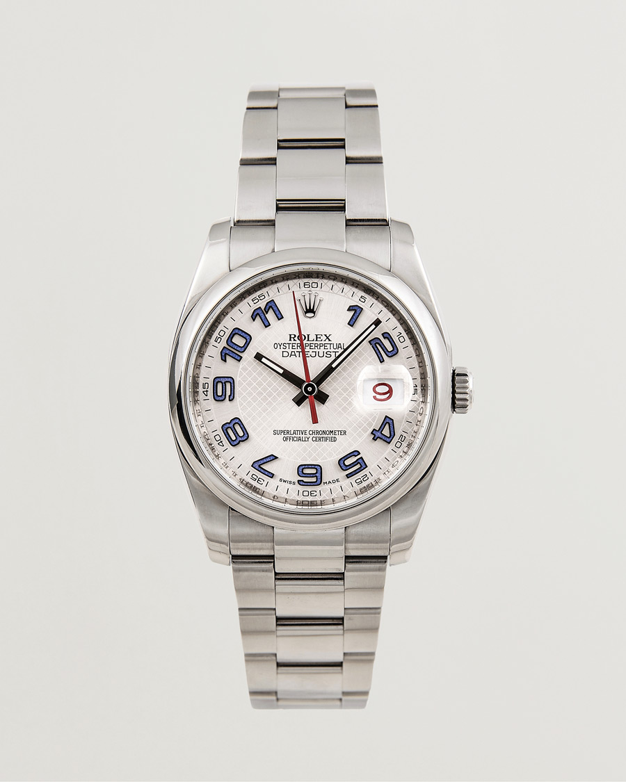 Men | Rolex Pre-Owned Datejust 116200 Oyster Perpetual Steel Silver | Rolex Pre-Owned | Datejust 116200 Oyster Perpetual Steel Silver