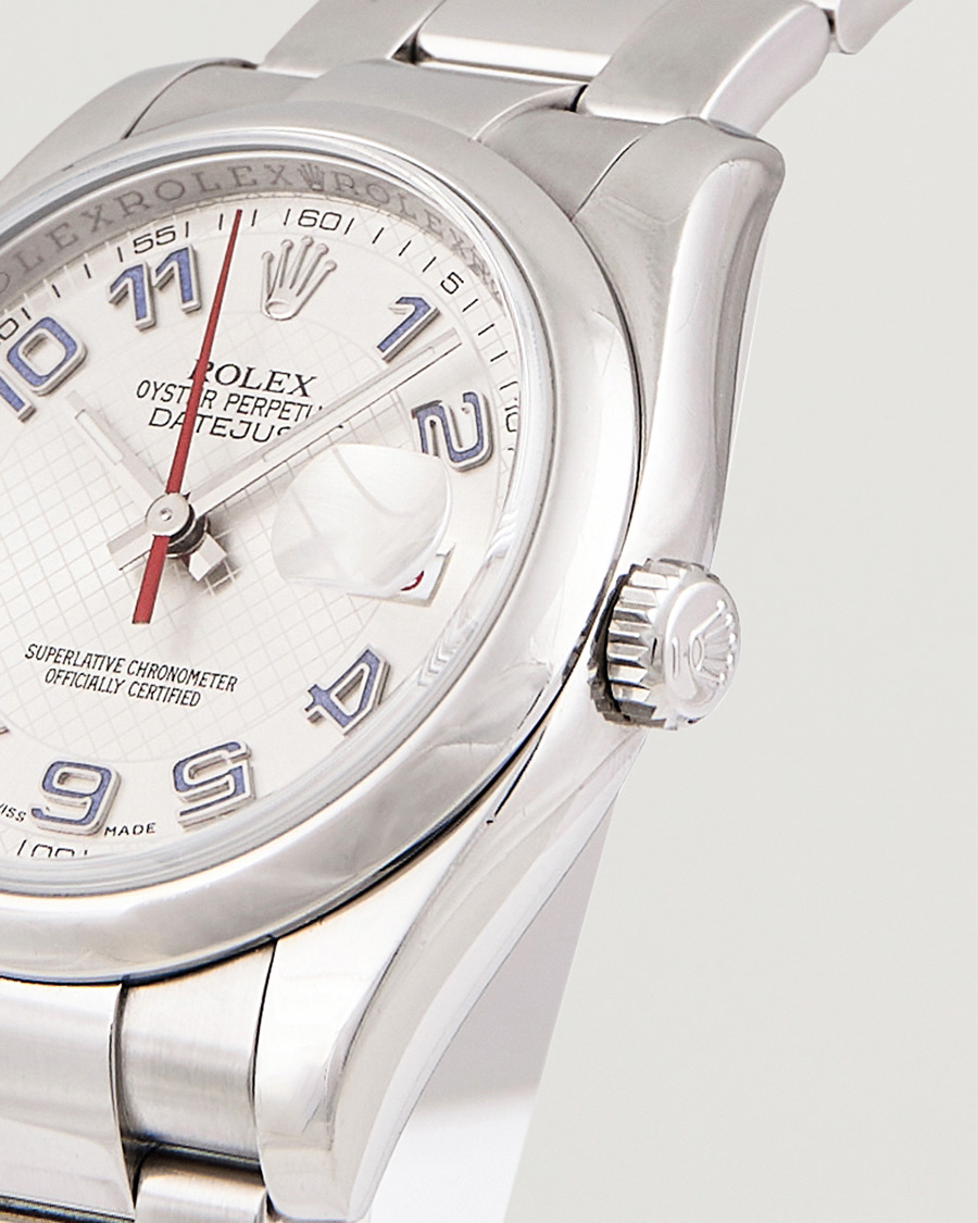 Men | Rolex Pre-Owned Datejust 116200 Oyster Perpetual Steel Silver | Rolex Pre-Owned | Datejust 116200 Oyster Perpetual Steel Silver