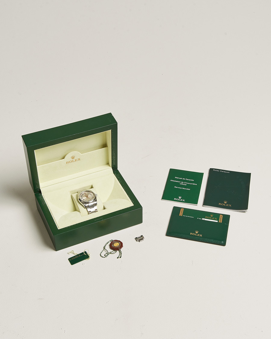 Men | Rolex Pre-Owned Datejust 116200 Oyster Perpetual Steel Silver | Rolex Pre-Owned | Datejust 116200 Oyster Perpetual Steel Silver