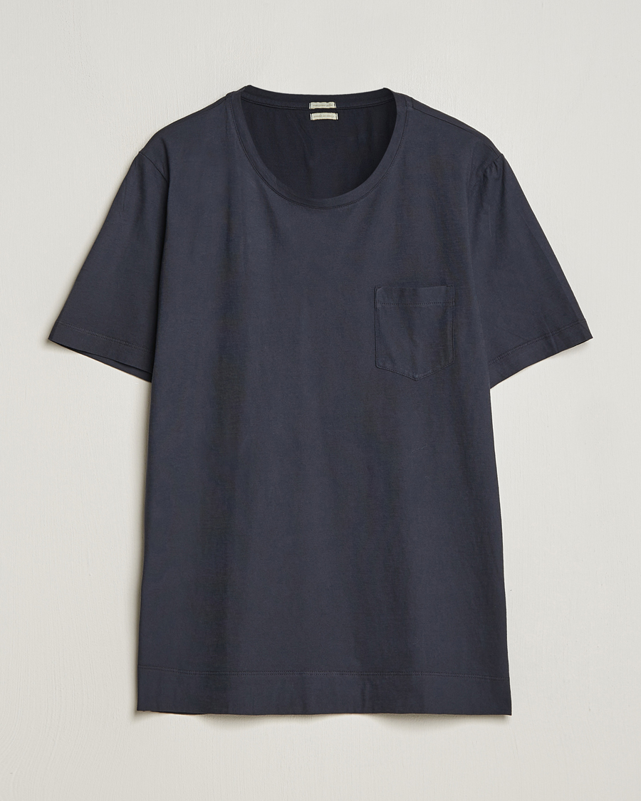Men | T-Shirts | Massimo Alba | Panarea Watercolor T-Shirt Black