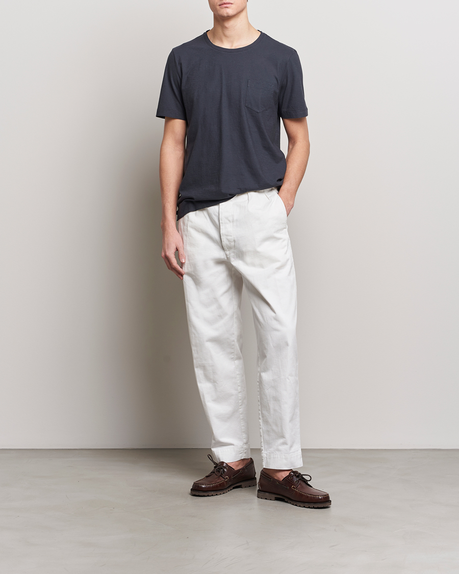 Men | T-Shirts | Massimo Alba | Panarea Watercolor T-Shirt Black