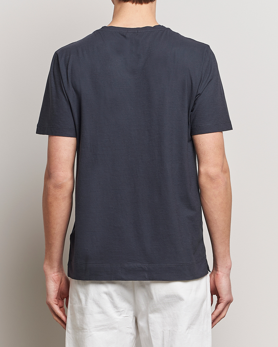 Men | T-Shirts | Massimo Alba | Panarea Watercolor T-Shirt Black