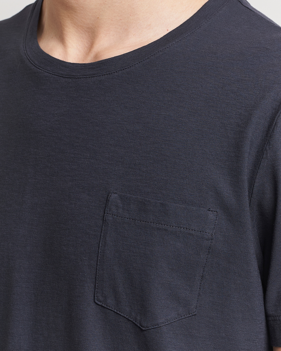 Men | T-Shirts | Massimo Alba | Panarea Watercolor T-Shirt Black