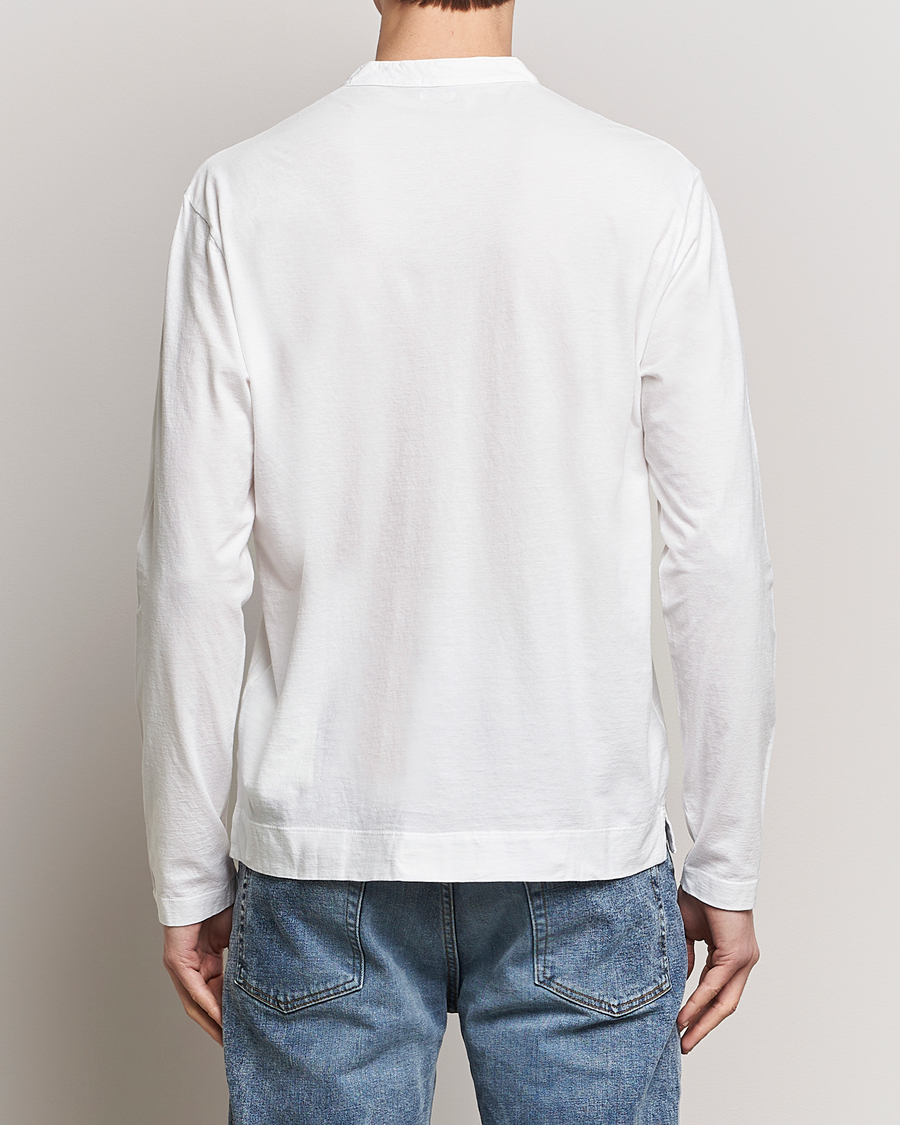 Men | Sweaters & Knitwear | Massimo Alba | Hawai Watercolor Henley White
