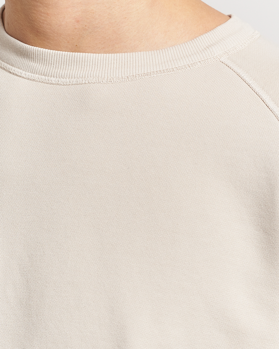 Men | Sweaters & Knitwear | Massimo Alba | Freesport Fleece Cotton Sweatshirt Light Beige
