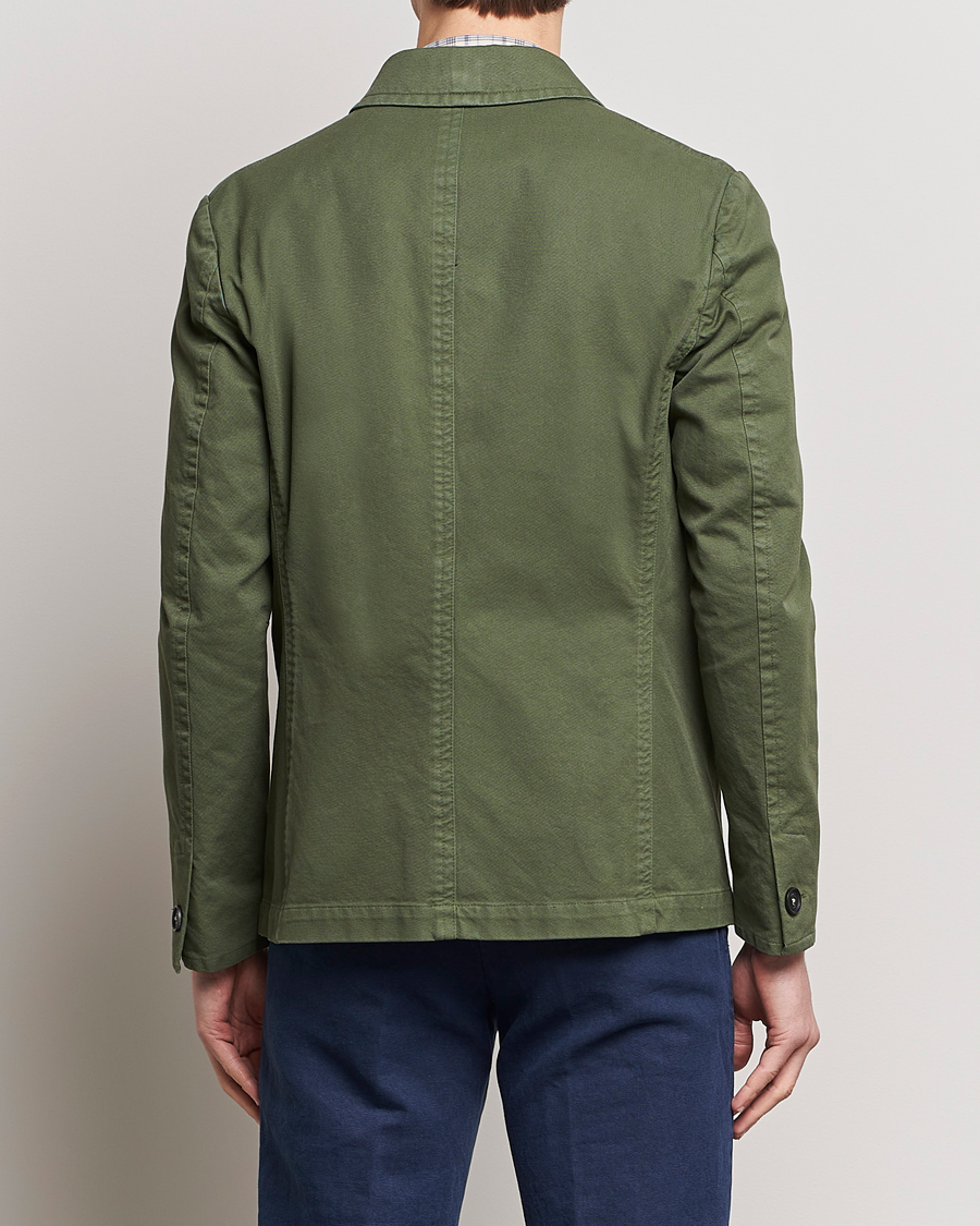 Men | Coats & Jackets | Massimo Alba | Solex Cotton Work Jacket Military Green