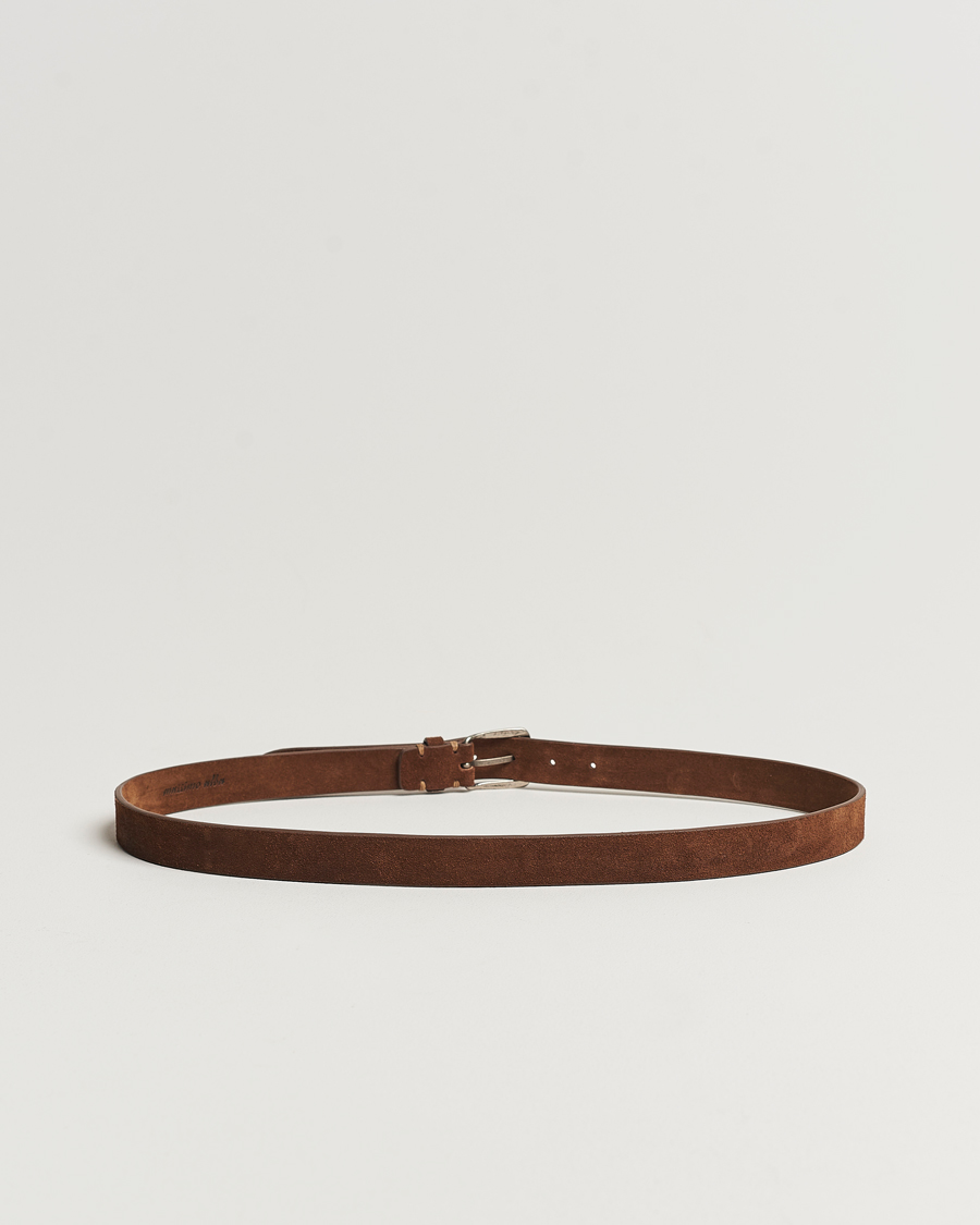 Men | Belts | Massimo Alba | Budapest Belt Tobacco Suede