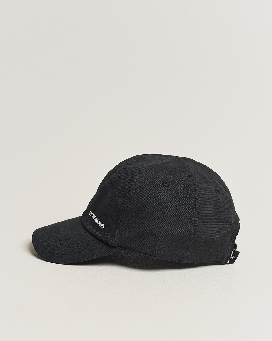 Men | Stone Island Small Logo Cap Black | Stone Island | Small Logo Cap Black