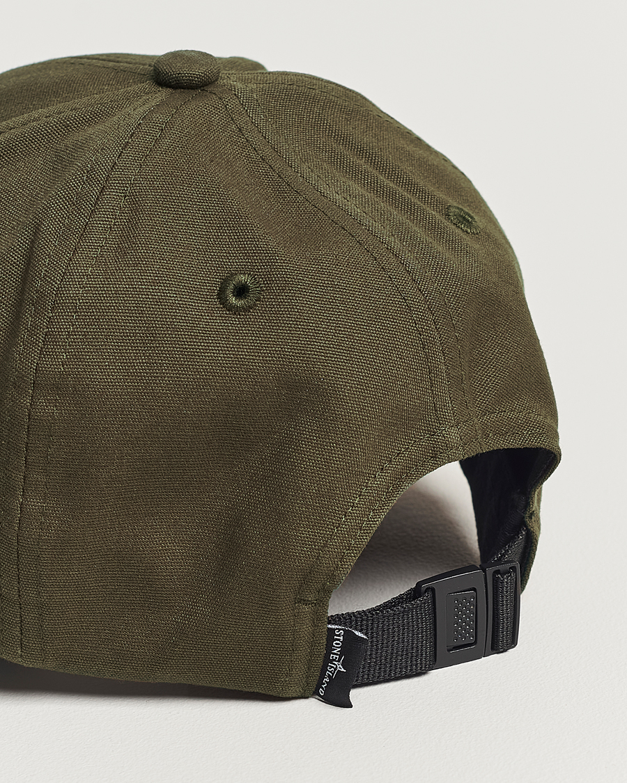 Men | Stone Island Classic Cotton Cap Military Green | Stone Island | Classic Cotton Cap Military Green