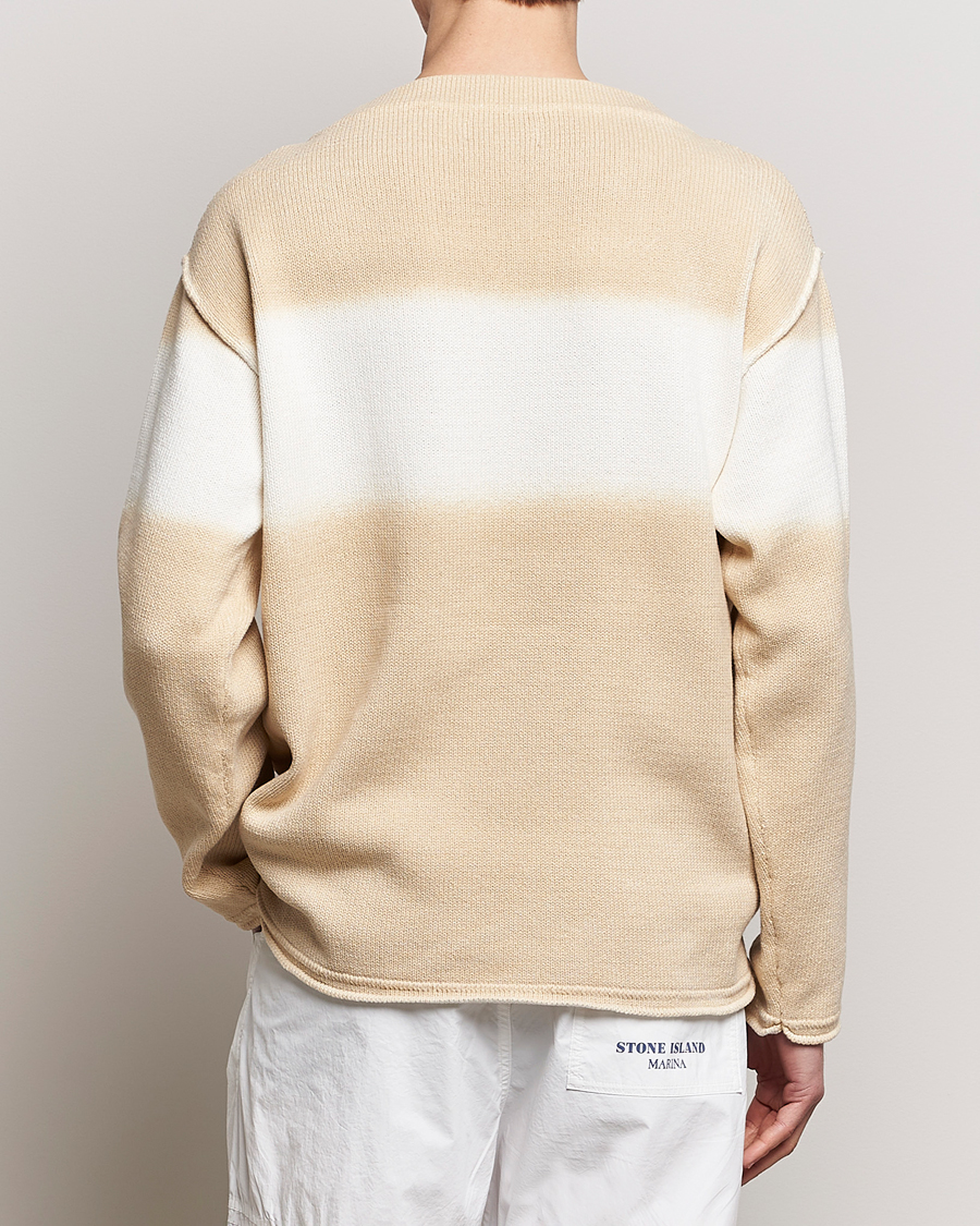 Men | Sweaters & Knitwear | Stone Island | Marina Organic Cotton Sweater Natural Beige