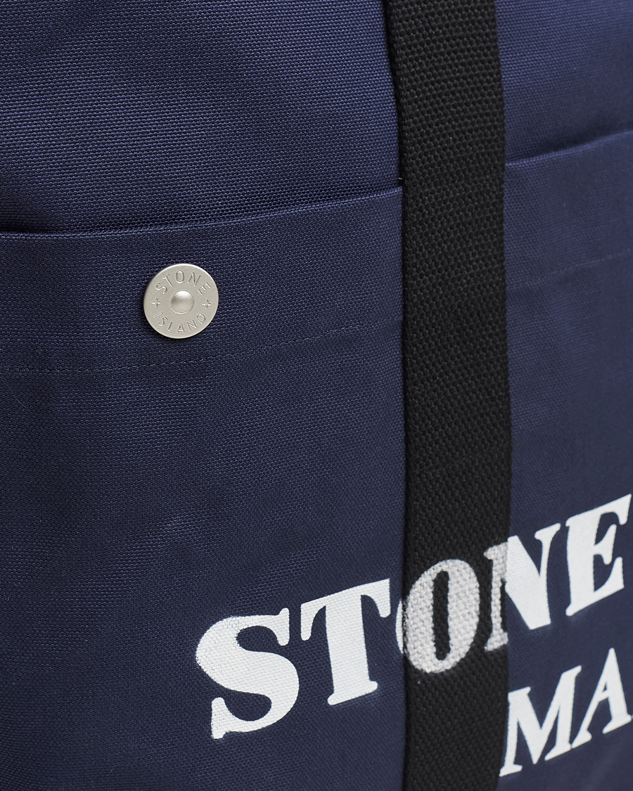 Men | Stone Island Marina Large Tote Bag Royal Blue | Stone Island | Marina Large Tote Bag Royal Blue